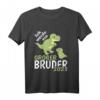 Kinder Ich Werde Großer Bruder 2023 Dino T-Shirt – Lustiges Geschwister Outfit zur Schwangerschaftsverkündung für Jungen