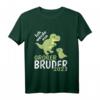 Kinder Ich Werde Großer Bruder 2023 Dino T-Shirt – Lustiges Geschwister Outfit zur Schwangerschaftsverkündung für Jungen