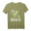 Kinder Ich Werde Großer Bruder 2023 Dino T-Shirt – Lustiges Geschwister Outfit zur Schwangerschaftsverkündung für Jungen