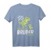 Kinder Ich Werde Großer Bruder 2023 Dino T-Shirt – Lustiges Geschwister Outfit zur Schwangerschaftsverkündung für Jungen