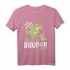 Kinder Ich Werde Großer Bruder 2023 Dino T-Shirt – Lustiges Geschwister Outfit zur Schwangerschaftsverkündung für Jungen