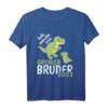 Kinder Ich Werde Großer Bruder 2023 Dino T-Shirt – Lustiges Geschwister Outfit zur Schwangerschaftsverkündung für Jungen