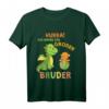 Kinder Ich Werde Ein Großer Bruder Dinosaurier Dino Bruder T-Shirt – Perfekt zur Schwangerschaftsankündigung und Baby-Party
