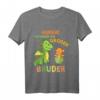 Kinder Ich Werde Ein Großer Bruder Dinosaurier Dino Bruder T-Shirt – Perfekt zur Schwangerschaftsankündigung und Baby-Party