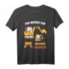 Ich Werde Großer Bruder 2024 Bagger T-Shirt - Süße Schwangerschaftsankündigung für den großen Bruder