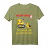 Kinder Bald Großer Bruder T-Shirt mit Bagger - Lustige Babyankündigung und Geschenk für den ersten Bruder