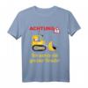 Kinder Bald Großer Bruder T-Shirt mit Bagger - Lustige Babyankündigung und Geschenk für den ersten Bruder