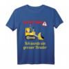 Kinder Bald Großer Bruder T-Shirt mit Bagger - Lustige Babyankündigung und Geschenk für den ersten Bruder
