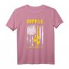 Ripple Amerikanische Flagge XRP Kryptowährung T-Shirt – Perfektes Geschenk für Krypto-Fans zu Weihnachten, Geburtstags- und Anlässen