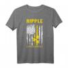 Ripple Amerikanische Flagge XRP Kryptowährung T-Shirt – Perfektes Geschenk für Krypto-Fans zu Weihnachten, Geburtstags- und Anlässen