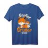 Ich werde Großer Bruder 2023 Fuchs Kinder Schwangerschaft T-Shirt – Lustiges Geschenk zur Geschwisterankündigung, Babyparty & Baby Shower
