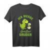 Ich werde Großer Bruder werden Dinosaurier T-Shirt - Süßes Geschenk zur Geburt oder Geschwisterankündigung für Kinder