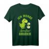 Ich werde Großer Bruder werden Dinosaurier T-Shirt - Süßes Geschenk zur Geburt oder Geschwisterankündigung für Kinder