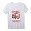 Kinder Großer Bruder 2024 Feuerwehr T-Shirt – Cooles Geschenk zur Geschwisterverkündung, Babyparty & Baby-Shower