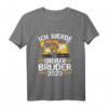 Großer Bruder T-Shirt 2023 - Bagger Design, Geschenk zur Geburt & für den großen Bruder