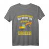 Ich werde ein großer Bruder Bagger T-Shirt – Perfektes Geschenk für kleine Baumeister und zukünftige große Brüder