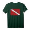 Vintage Distressed Tauchen Dive Flagge Diver Geschenk T-Shirt für Wasser-Sportliebhaber & Taucher – Perfektes Geschenk zum Geburtstag & Weihnachten