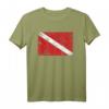 Vintage Distressed Tauchen Dive Flagge Diver Geschenk T-Shirt für Wasser-Sportliebhaber & Taucher – Perfektes Geschenk zum Geburtstag & Weihnachten