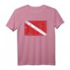 Vintage Distressed Tauchen Dive Flagge Diver Geschenk T-Shirt für Wasser-Sportliebhaber & Taucher – Perfektes Geschenk zum Geburtstag & Weihnachten