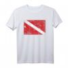 Vintage Distressed Tauchen Dive Flagge Diver Geschenk T-Shirt für Wasser-Sportliebhaber & Taucher – Perfektes Geschenk zum Geburtstag & Weihnachten