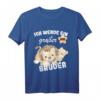 Kinder Ich Werde Ein Großer Bruder 2022 - Süßes Löwen T-Shirt zur Schwangerschaftsankündigung für den großen Bruder, Oma, Opa & Familie