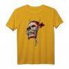 Dart T-Shirt für Dartspieler - Skull Zipper Brust mit Dartpfeil - Perfekt für Turniere, Geburtstage & Vatertag