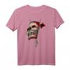 Dart T-Shirt für Dartspieler - Skull Zipper Brust mit Dartpfeil - Perfekt für Turniere, Geburtstage & Vatertag
