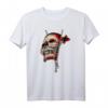 Dart T-Shirt für Dartspieler - Skull Zipper Brust mit Dartpfeil - Perfekt für Turniere, Geburtstage & Vatertag