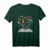Flying Books - Fliegende Bücher Herzform T-Shirt für Buchliebhaber, Lehrer, Bibliothekare & Schriftsteller – Perfektes Geschenk für Leseratten