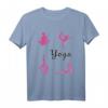 Yoga Fit durch's Leben Turnen T-Shirt – Perfektes Geschenk für Yoga, Buddha, Namaste Fans zu Weihnachten & Geburtstag