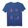 Yoga Fit durch's Leben Turnen T-Shirt – Perfektes Geschenk für Yoga, Buddha, Namaste Fans zu Weihnachten & Geburtstag