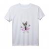 Damen Französische Bulldogge Huler Hula Tanz Sport Hoop Fitness T-Shirt mit V-Ausschnitt – Perfektes Geschenk für Hunde- und Fitnessliebhaberinnen