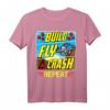 Funny Build Fly Crash Repeat Drone Pilot T-Shirt – Perfektes Geschenk für Drohnenfans, Kinder und Hobby-Piloten