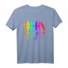 Bunte Kajaks Geschenk für Kajakfahrer - Paddel Verein Kayak T-Shirt für Wettkämpfe, Touren & Naturabenteuer