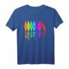 Bunte Kajaks Geschenk für Kajakfahrer - Paddel Verein Kayak T-Shirt für Wettkämpfe, Touren & Naturabenteuer