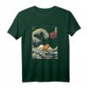 Capybara Japanisches Kanagawa Wave Lustiges Surftier T-Shirt – Perfektes Geschenk für Tierliebhaber und Surffans zu Weihnachten, Valentinstag & Geburtstagen