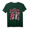 Diese Cheerleaderin hat 8 Geburtstag Cheerleading T-Shirt – Perfektes Geschenk für Mädchen zum 8. Geburtstag, ideal für Cheerleading-Party und Team-Outfits