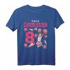 Diese Cheerleaderin hat 8 Geburtstag Cheerleading T-Shirt – Perfektes Geschenk für Mädchen zum 8. Geburtstag, ideal für Cheerleading-Party und Team-Outfits