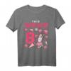 Diese Cheerleaderin hat 8 Geburtstag Cheerleading T-Shirt – Perfektes Geschenk für Mädchen zum 8. Geburtstag, ideal für Cheerleading-Party und Team-Outfits
