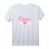 Cheer Mom Design Herz Mutter Geschenk T-Shirt - Perfekt für Cheerleading-Mütter, Coaches & Fans zu Geburtstag, Weihnachten oder als Supporter-Shirt