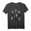 Gymnastik Silhouette Mädchen T-Shirt - Lustiges und buntes Gymnastikshirt, ideales Geschenk für junge Gymnastinnen und Sportbegeisterte
