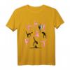Gymnastik Silhouette Mädchen T-Shirt - Lustiges und buntes Gymnastikshirt, ideales Geschenk für junge Gymnastinnen und Sportbegeisterte
