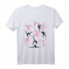Gymnastik Silhouette Mädchen T-Shirt - Lustiges und buntes Gymnastikshirt, ideales Geschenk für junge Gymnastinnen und Sportbegeisterte