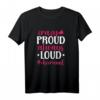 Crazy Proud Cheer Tante T-Shirt – Stolzes Geschenk für Cheerleading-Tanten und Familienmitglieder zum Muttertag oder als Fanartikel