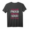 Crazy Proud Cheer Tante T-Shirt – Stolzes Geschenk für Cheerleading-Tanten und Familienmitglieder zum Muttertag oder als Fanartikel