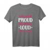 Crazy Proud Cheer Tante T-Shirt – Stolzes Geschenk für Cheerleading-Tanten und Familienmitglieder zum Muttertag oder als Fanartikel