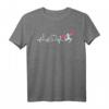 Cheer Leading Heartbeat! Ich liebe Cheerleading T-Shirt – Lustiges Geschenk für Cheerleader, Fans und Coaches für Pep Rallies, Geburtstage & mehr