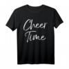 Niedliches Cheerleading-Übungs-Outfit für Mädchen - Cheer Time T-Shirt, Zubehör & Geschenke für Cheerleader & Teams
