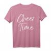 Niedliches Cheerleading-Übungs-Outfit für Mädchen - Cheer Time T-Shirt, Zubehör & Geschenke für Cheerleader & Teams