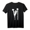 Cheerleading Cheerleader T-Shirt für Mädchen und Frauen mit Pompons - Klassisch geschnitten, perfekt für Tanz, Jubel und Unterstützung